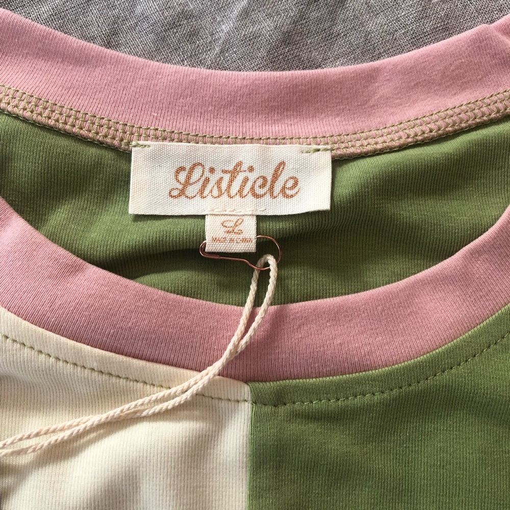 Spring color block tee - Picture 4 of 4